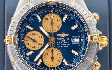 Breitling - “NO RESERVE PRICE” Crosswind Chronograph Blue Dial - No Reserve Price - B13355 - Men - 1990-1999