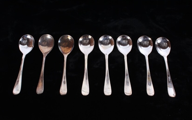 British Airways Arthur Price Silver Plated Demitasse Spoons Lot Of Eight