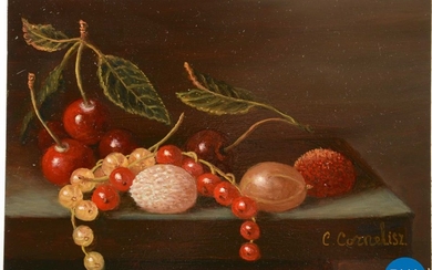 C. Cornelisz ges. - Stilleven met fruit
