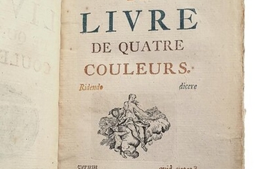[CARRACIOLI (Louis-Antoine de)]. Le Livre de quatre couleurs. Aux Quatre-Éléments, De l Imprimerie des Quatre-Saisons,...