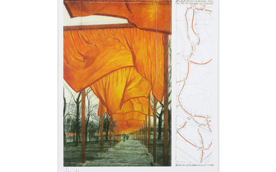 CHRISTO (1935 - 2020) Christo signed print in colours of...