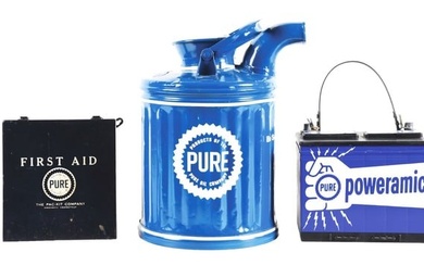 COLLECTION OF 3 PURE OIL ADVERTISING PIECES.