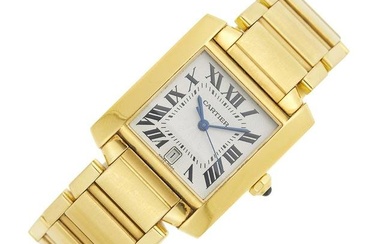 Cartier Gold 'Tank Francaise' Wristwatch, Ref. 1840