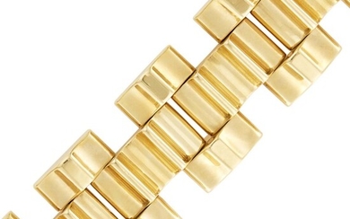 Cartier Wide Gold Bracelet