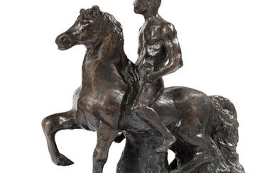 Cavallo e cavaliere (Dioscuro), 1967, Giorgio de Chirico (Volos 1888 - Roma 1978)