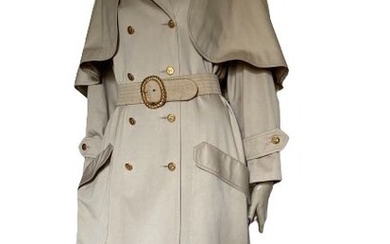 Chanel - Doublebreasted With Pelerine Trench coat