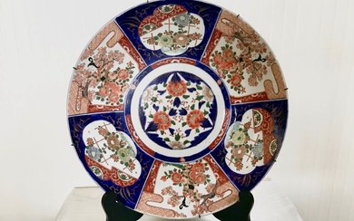 Charger, 46 cm. - Imari - Porcelain - Japan - 19th century