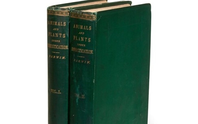 Charles Darwin | The Variation of Animals and Plants under Domestication. London, 1868, first edition, first issue
