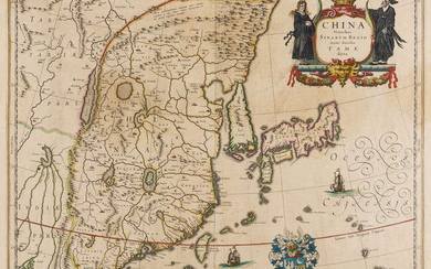 China.- Blaeu (Willem Jansz.) China Veteribus Sinarum Regio nunc Incolis Tame dicta, [c. 1640]