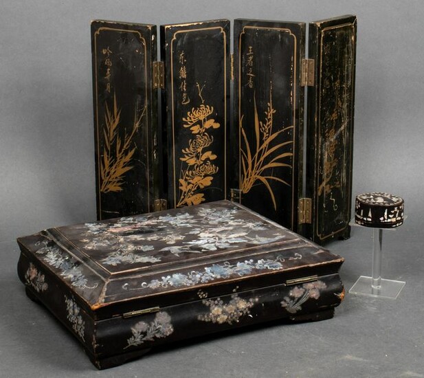 Chinese & Japanese Lacquered & Inlaid Articles, 3