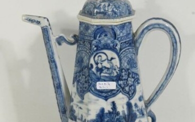 Chinese blue porcelain tumbler (Ht 30cm)