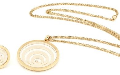 Chopard Happy Spirit Collection Pendant w/ Necklace & Ring