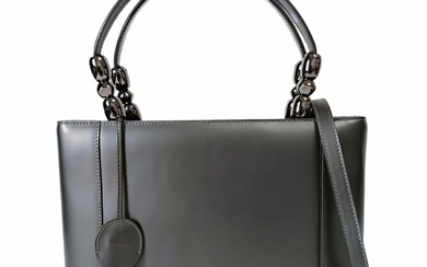 Christian Dior Maris Pearl Grande shoulder bag in metal gray...