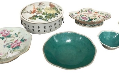 Collection Chinese Export Porcelain Bowls & Serving Dishes