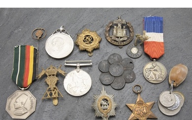 Collection of Military medals and related items, to include ...