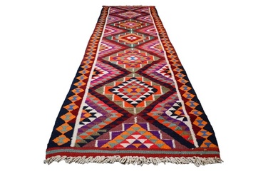 Colorful Tribal Kurdi - Rug - 324 cm - 88 cm
