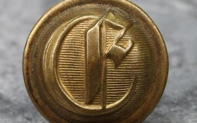 Confederate Engineer Coat Button