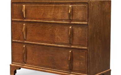 Cotswold School, an oak chest of drawers...