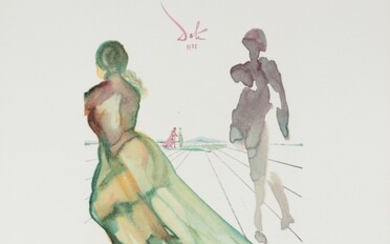 DALI. L'Art d'Aimer d'Ovide. 1978. 1/44 exemplaires sur vélin d'Arches, avec suite des gravures signées.