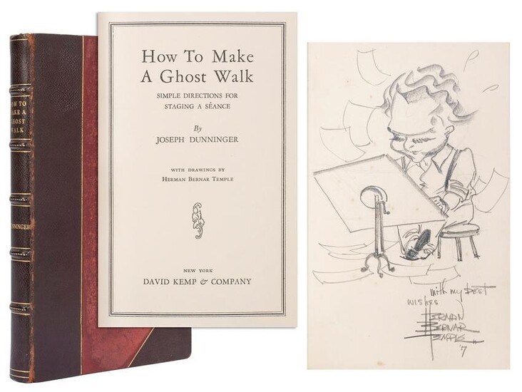 DUNNINGER, Joseph. How to Make a Ghost Walk. New York