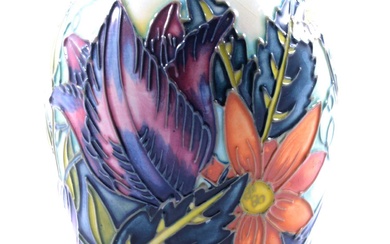 Debbie Hancock for Moorcroft, a Limited edition vase in the Castle Garden design.