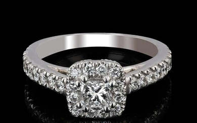 Diamond Platinum Ring EGL CERTIFIED