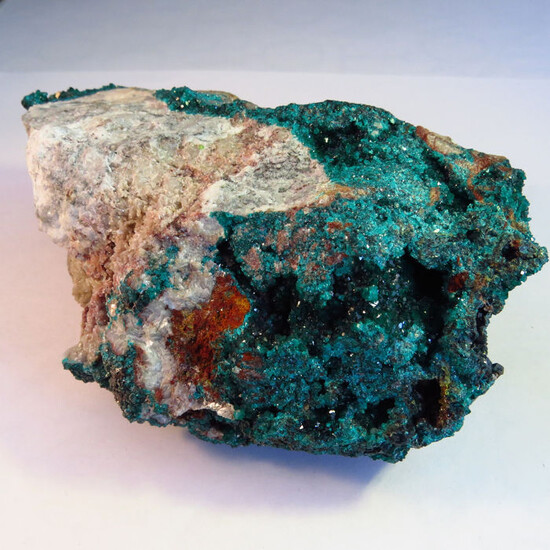 Dioptase Crystal on matrix - 8×7×15 cm - 160 g