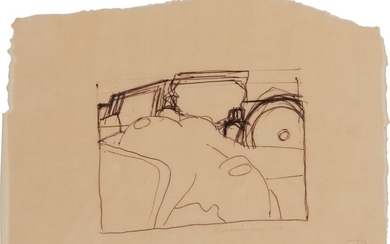 Drawing for Long-Delayed Nude, Tom Wesselmann