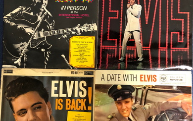 ELVIS PRESLEY - 18 LP RECORDS INCLUDING: CHRISTMAS ALBUM RD-27052 1ST PRESSING, ELVIS NBC TV SPECIAL