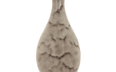 ÉMILE DEC UR (1876-1953) Vase balustre en grès,...