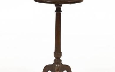 English Queen Anne Mahogany Candlestand