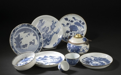 Ensemble de porcelaines bleu blanc Vietnam... - Lot 45 - Daguerre