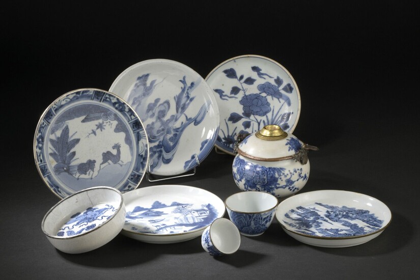 Ensemble de porcelaines bleu blanc Vietnam... - Lot 45 - Daguerre
