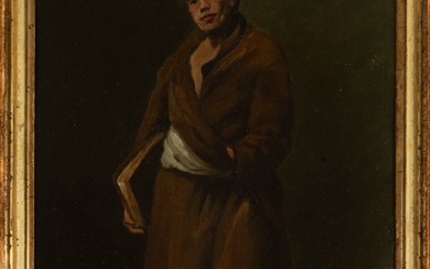 Esope peint à l'huile sur plaque de métal, suiveur de Diego de Velázquez du 19e...