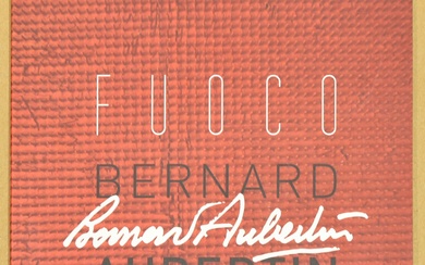 FUOCO BERNARD AUBERTIN catalogo della mostra personale tenutasi dal 12...