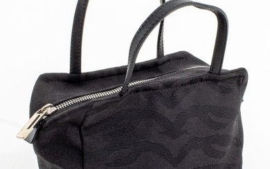 Fendi Animal Print Black Handbag