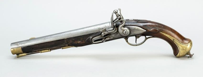 Flintlock pistol, 18th century