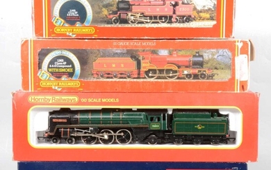 Four OO gauge model railway locomotives