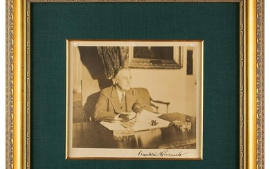 Franklin D. Roosevelt Signed Photograph