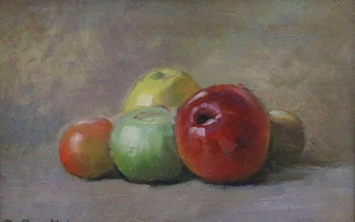 G. Gonthier (XXe) Nature morte aux pommes.... - Lot 45 - Art-Valorem