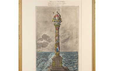GILLRAY, James. 'Britannia Victorious - Design for the Nava...