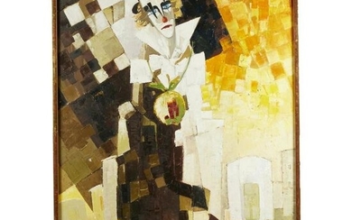 Gabriel Loire, large oil on canvas