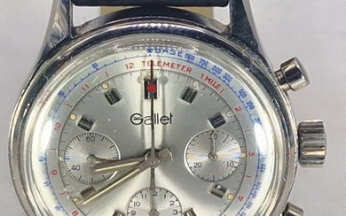 Gallet & Co. - La Chaux-de-Fonds - Chronograph - Kaliber Valjoux 726 - Men - Switzerland around 1960