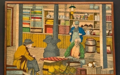 General Store Interior Drawing