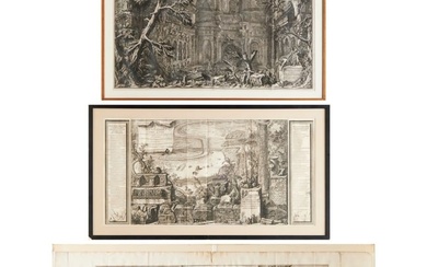 Giovanni Batista Piranesi, (3) large engravings