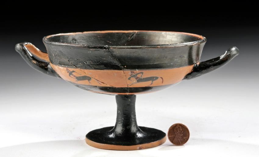Greek Attic Black Figure Cup by Centaur Painter