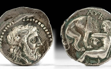 Greek Paeonian Silver AR Tetradrachm