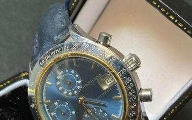 HAMILTON Montre bracelet pour homme Chronograph en or