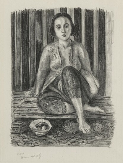 Henri Matisse, ODALISQUE À LA COUPE DE FRUITS (D. 466)