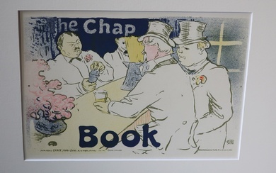 Henri Toulouse-Lautrec (1864-1901) "The chap book", color lithograph from "L'Affiche...